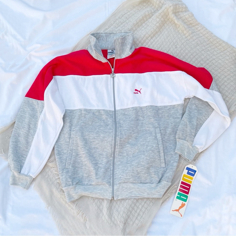 NWT Vintage Puma Zip Up Sweatshirt